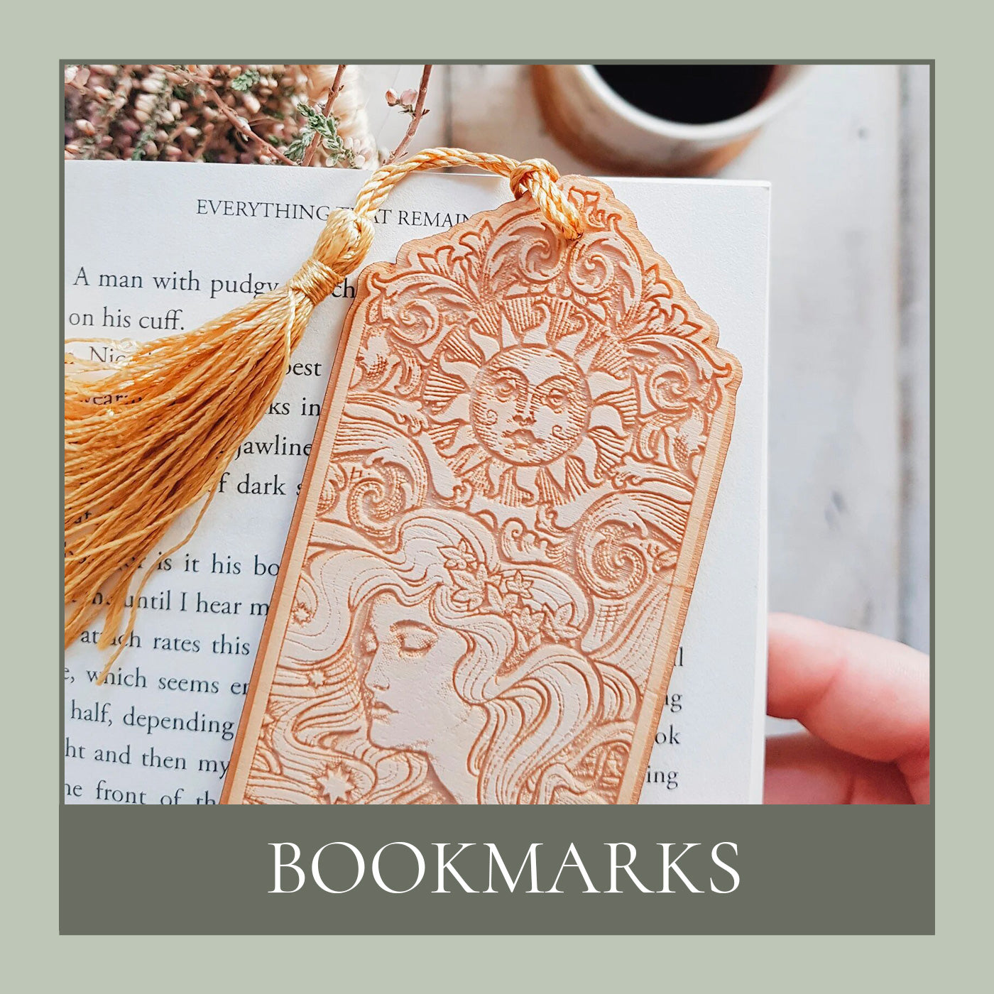 Wood Bookmark – Joyful Nook Gallery