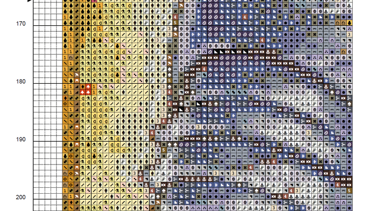 CROSS STITCH CHART - DIGITAL PRINTABLE PATTERN - Joan of Arc - Jeanne D'Arc by MEDUSA DOLLMAKER