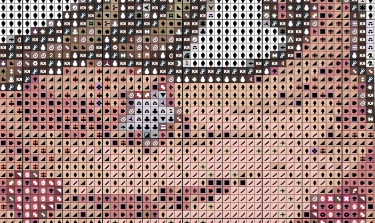 CROSS STITCH CHART - DIGITAL PRINTABLE PATTERN - TEA TIME by MEDUSA DOLLMAKER