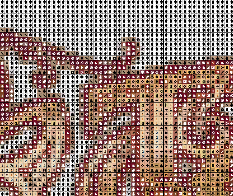CROSS STITCH CHART - DIGITAL PRINTABLE PATTERN - STEAMPUNK by MEDUSA DOLLMAKER