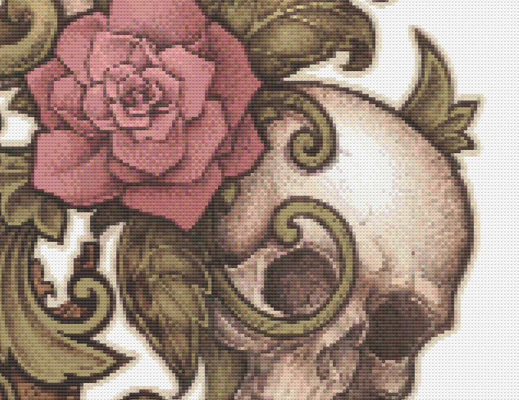 CROSS STITCH CHART - DIGITAL PRINTABLE PATTERN - GLORIA INVICTIS by MEDUSA DOLLMAKER