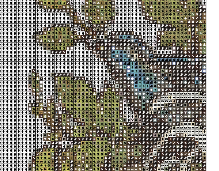 CROSS STITCH CHART - DIGITAL PRINTABLE PATTERN - RAIN, TEA and BOOKS by MEDUSA DOLLMAKER