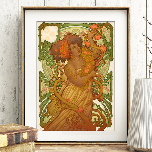 OFFICIAL COSMERE "CULTIVATION" SHARDS of the CREATION ART PRINT DinA4 - 8x11'' - Art by Medusa Dollmaker Art Nouveau