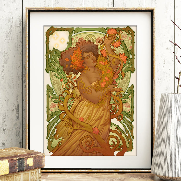 OFFICIAL COSMERE "CULTIVATION" SHARDS of the CREATION ART PRINT DinA4 - 8x11'' - Art by Medusa Dollmaker Art Nouveau