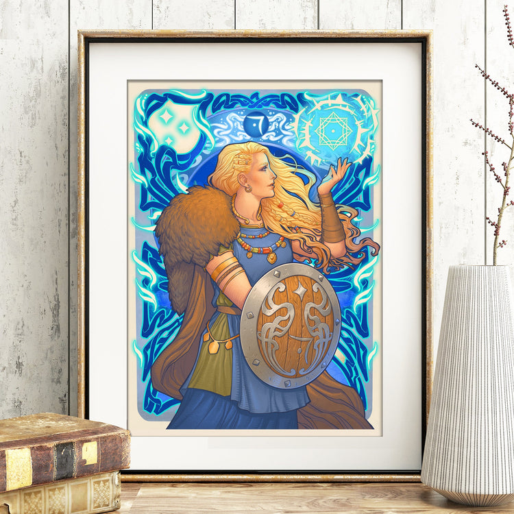 OFFICIAL COSMERE "DEVOTION" SHARDS of the CREATION ART PRINT DinA4 - 8x11'' - Art by Medusa Dollmaker Art Nouveau
