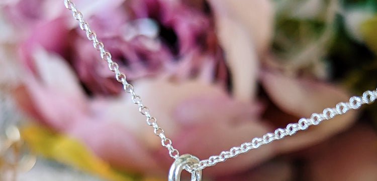 45 cm ROLO CHAIN - 925 STERLING SILVER