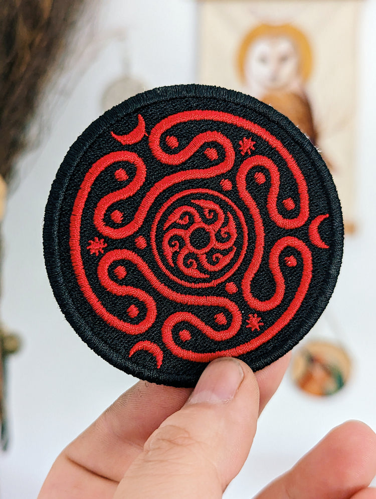 HECATE STROPHALOS - LABYRINTH EMBROIDERED PATCH