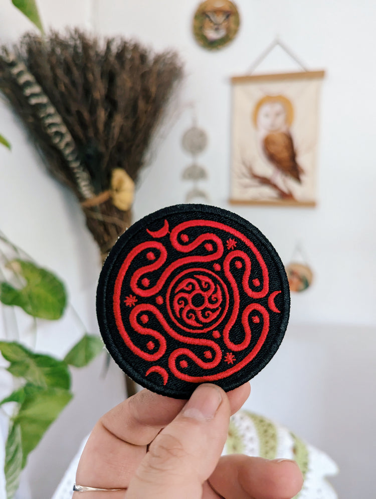 HECATE STROPHALOS - LABYRINTH EMBROIDERED PATCH