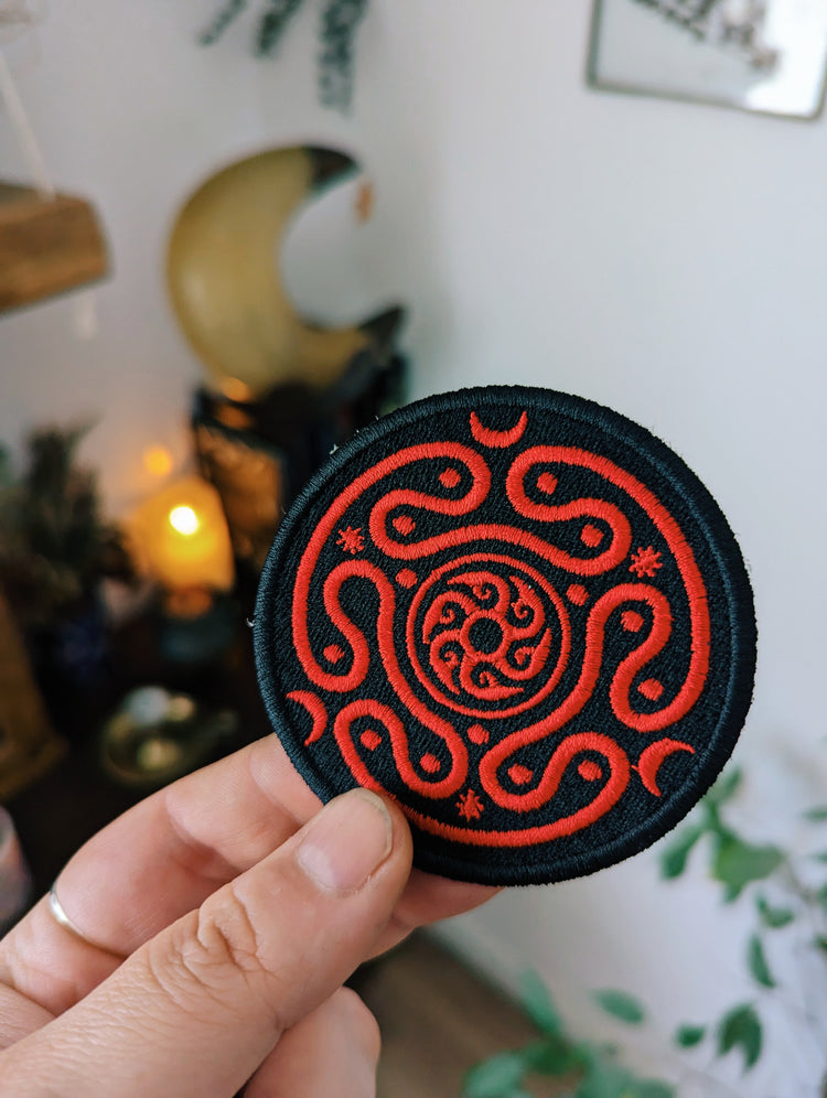 HECATE STROPHALOS - LABYRINTH EMBROIDERED PATCH