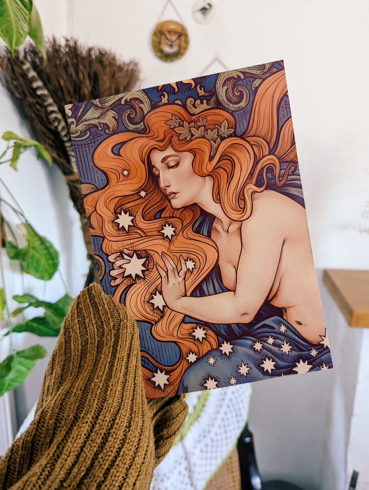 "COSMIC LOVER" A5 NOTEBOOK - BLANK JOURNAL 96 pages