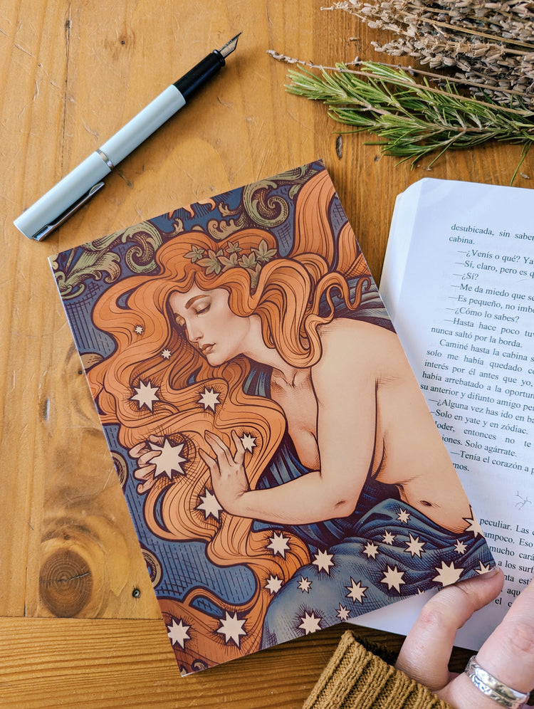 "COSMIC LOVER" A5 NOTEBOOK - BLANK JOURNAL 96 pages