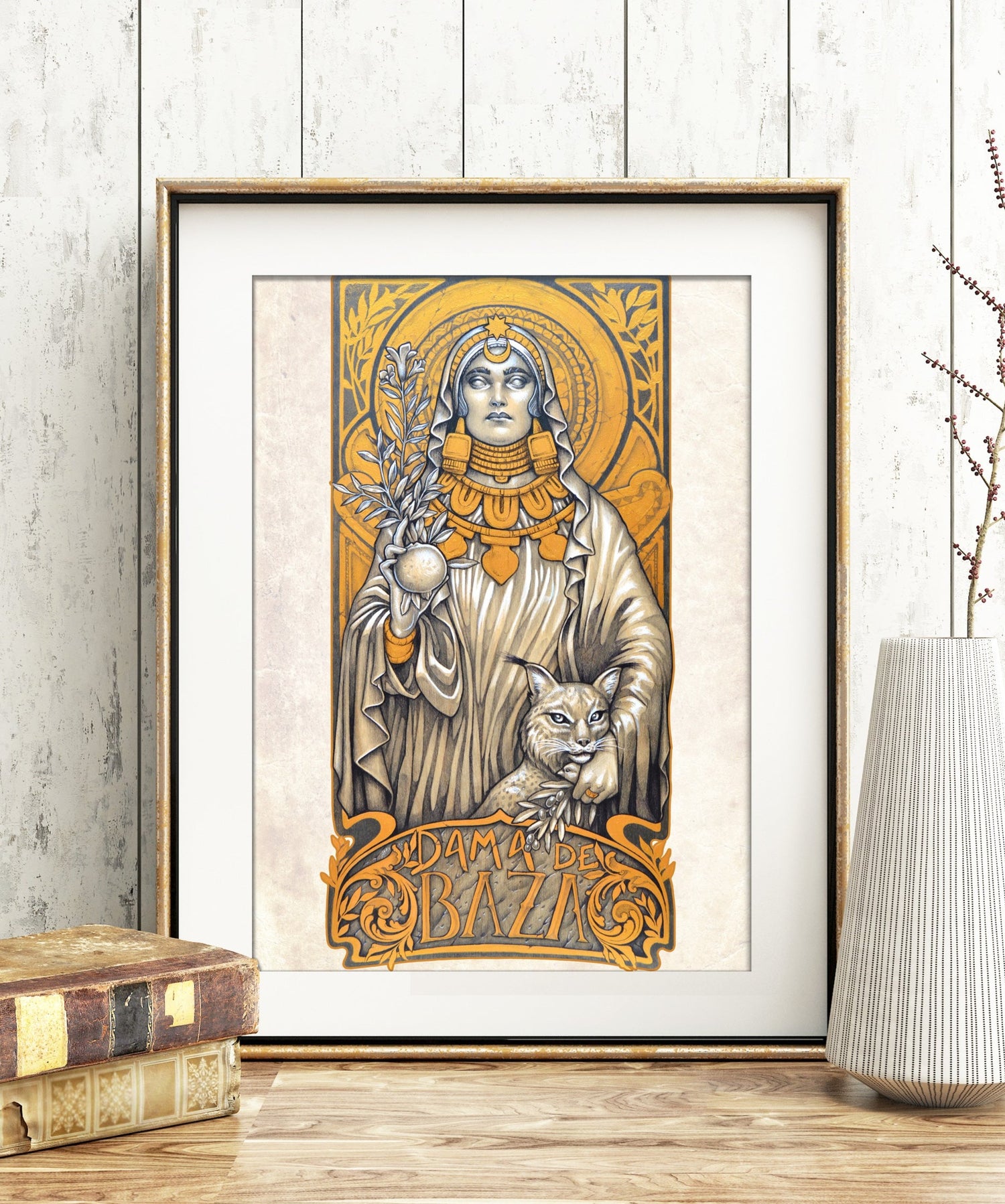 LADY OF BAZA DAMA DE BAZA PRINT IBERIAN LINCE DAMA DE BAZA HECATE