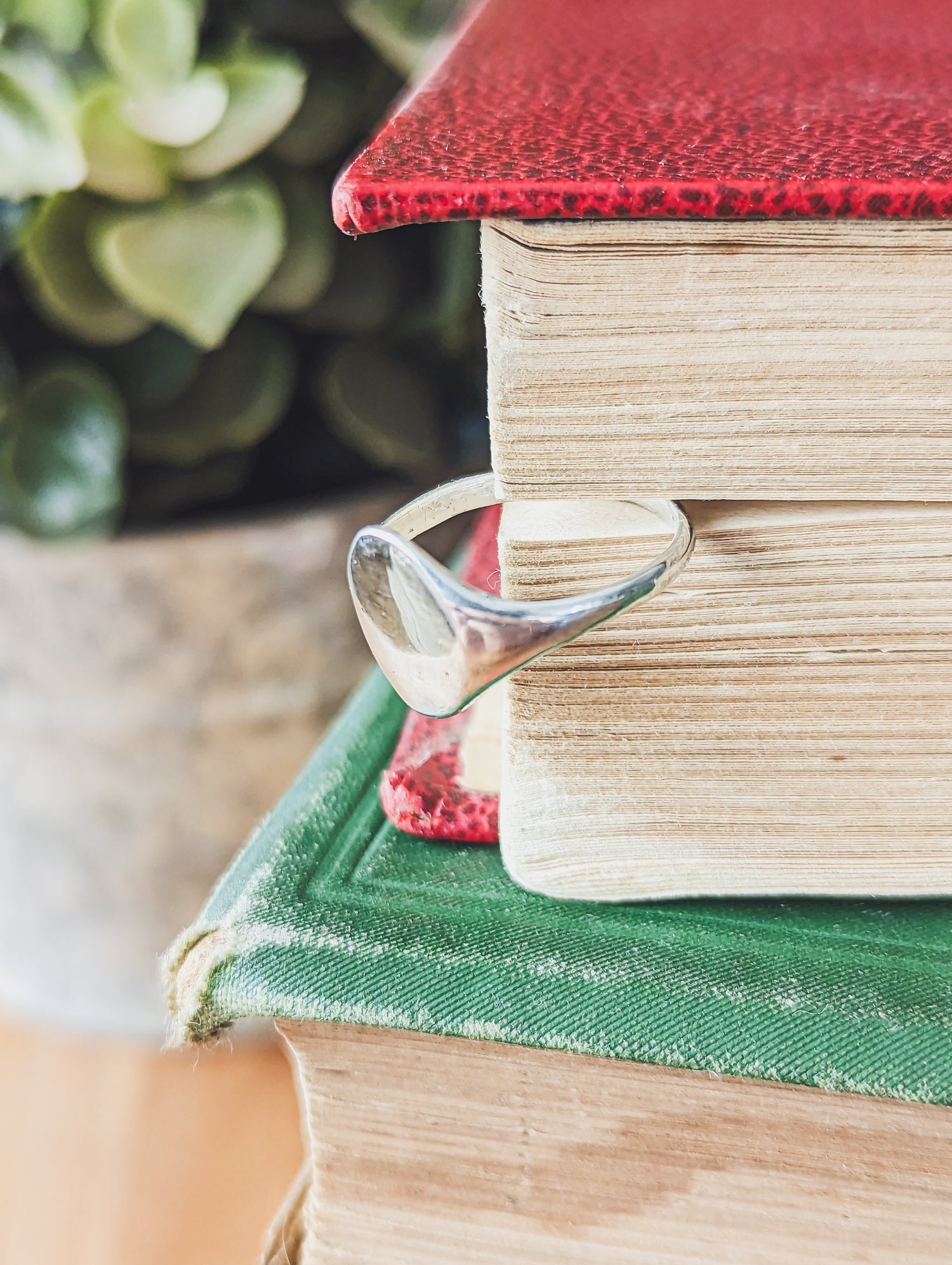 Minimalist sterling silver 925 ring handmade cute unique special present love simplicity cozy jewellery