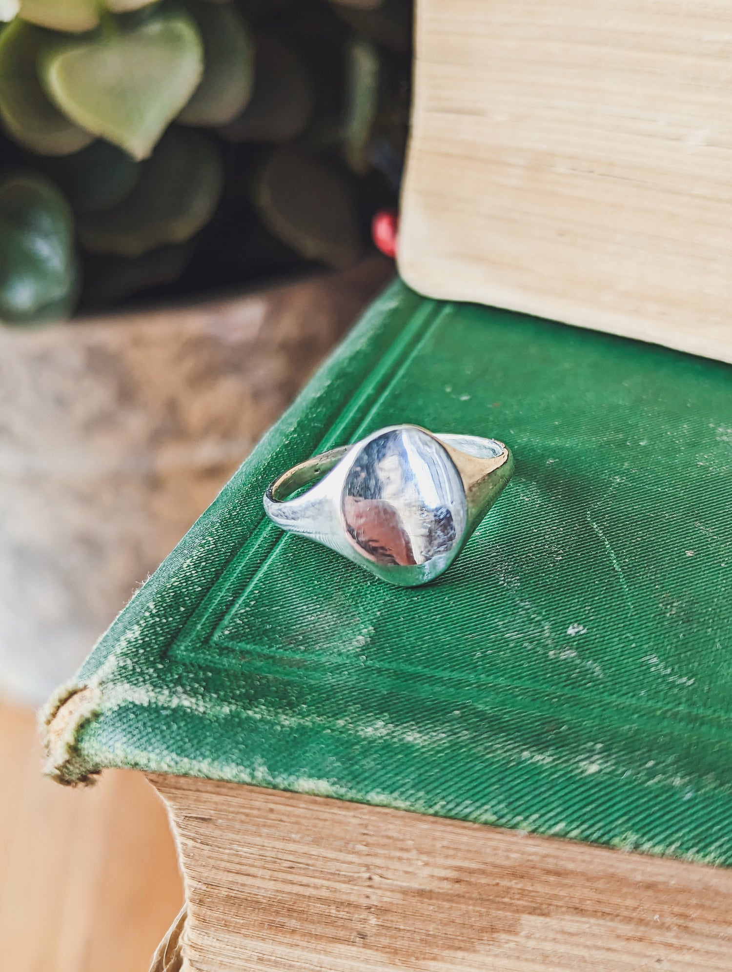 Minimalist sterling silver 925 ring handmade cute unique special present love simplicity cozy jewellery