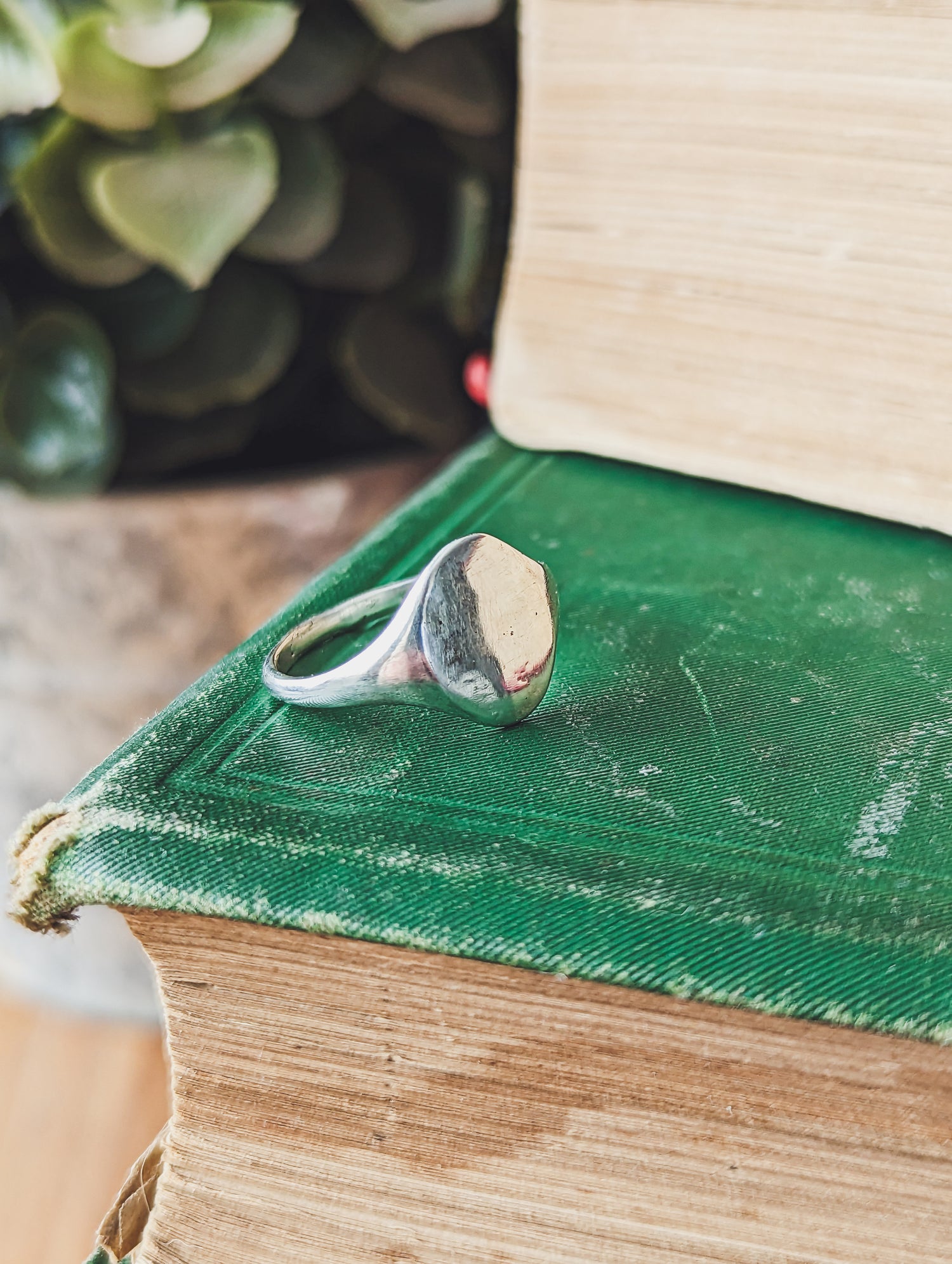 Minimalist sterling silver 925 ring handmade cute unique special present love simplicity cozy jewellery