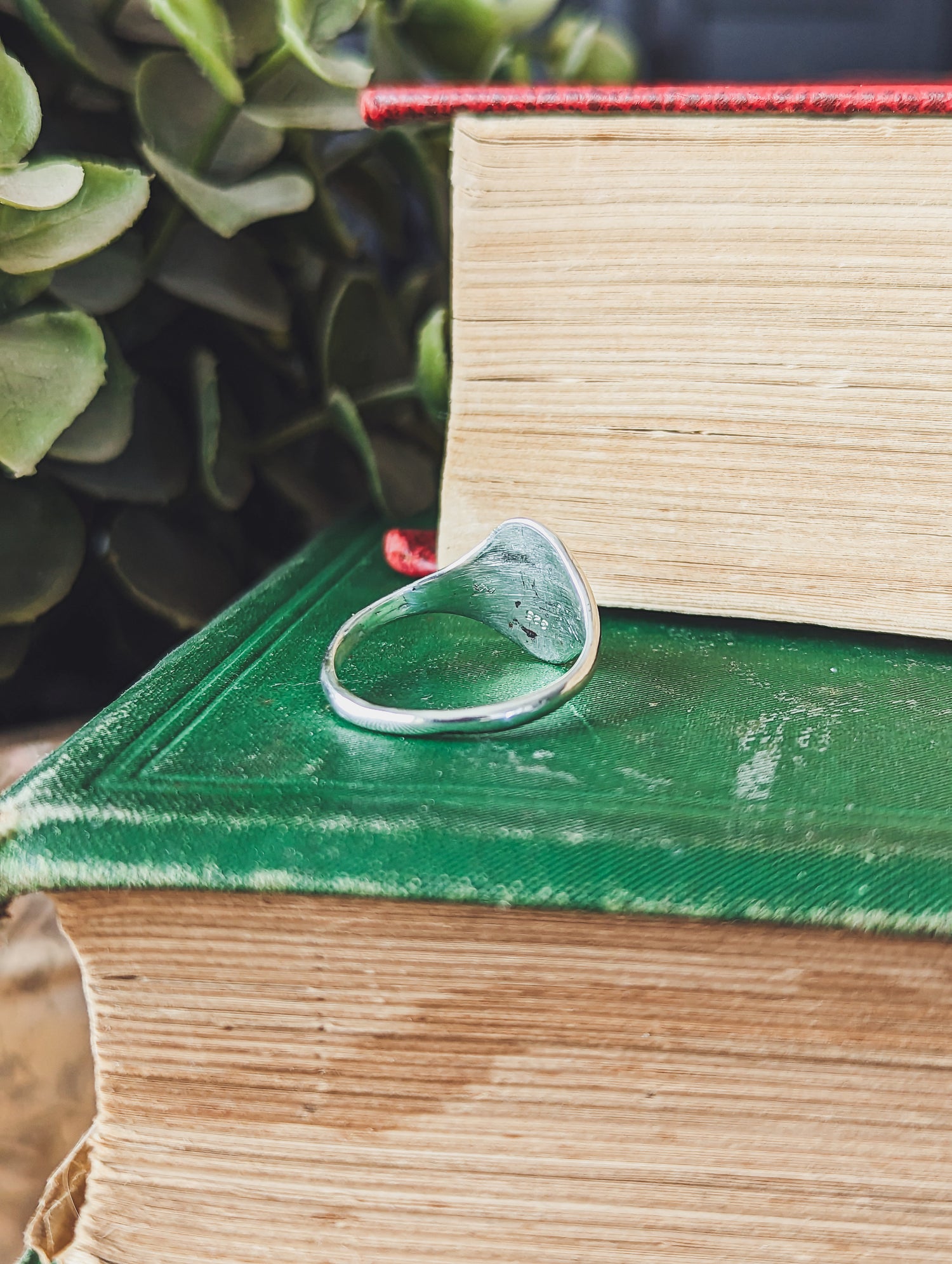 Minimalist sterling silver 925 ring handmade cute unique special present love simplicity cozy jewellery