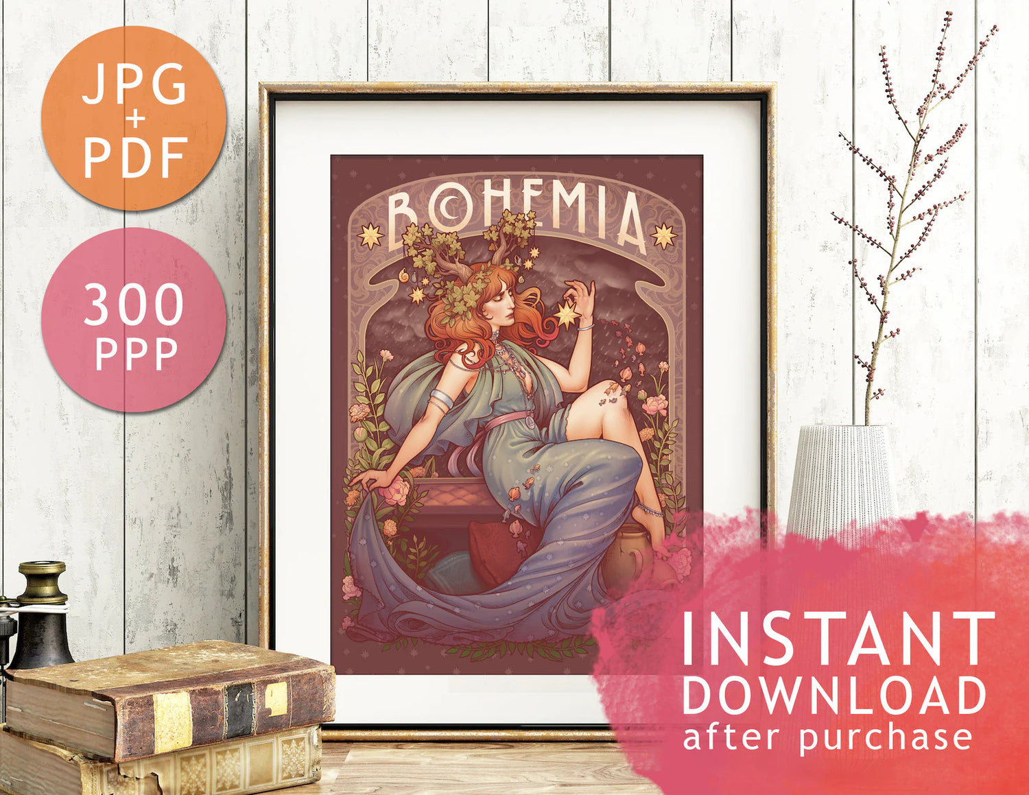 DIGITAL download bohemia original medusa dollmaker instant download