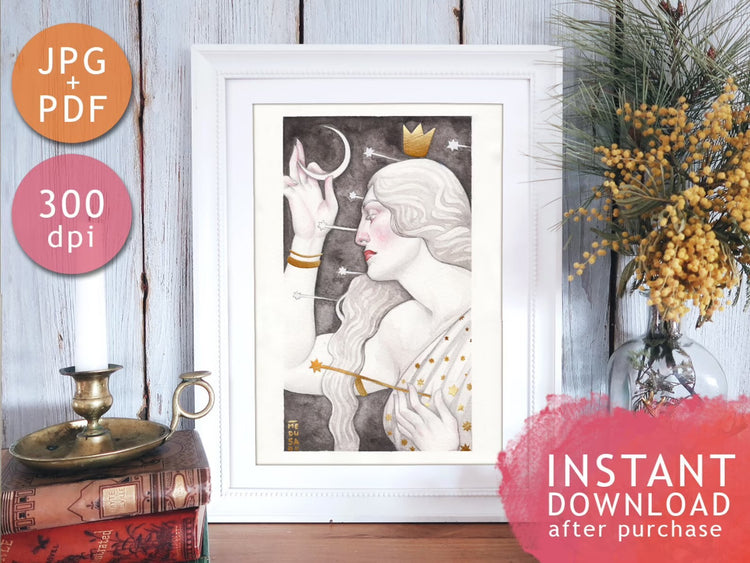 DIGITAL download Minerva original medusa dollmaker instant download
