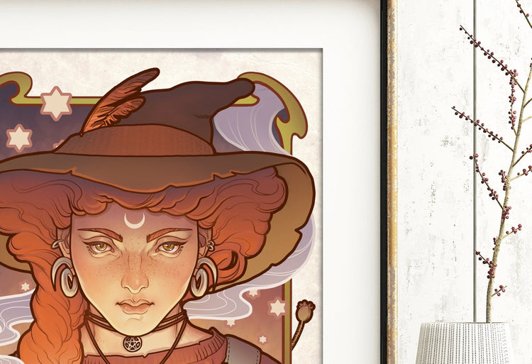 DIGITAL PRINTABLE - HERB WITCH + BONUS FILES - ORIGINAL BY MEDUSA DOLLMAKER