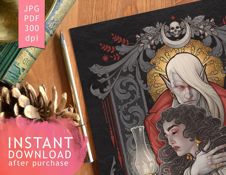 DIGITAL download dracula original medusa dollmaker instant download