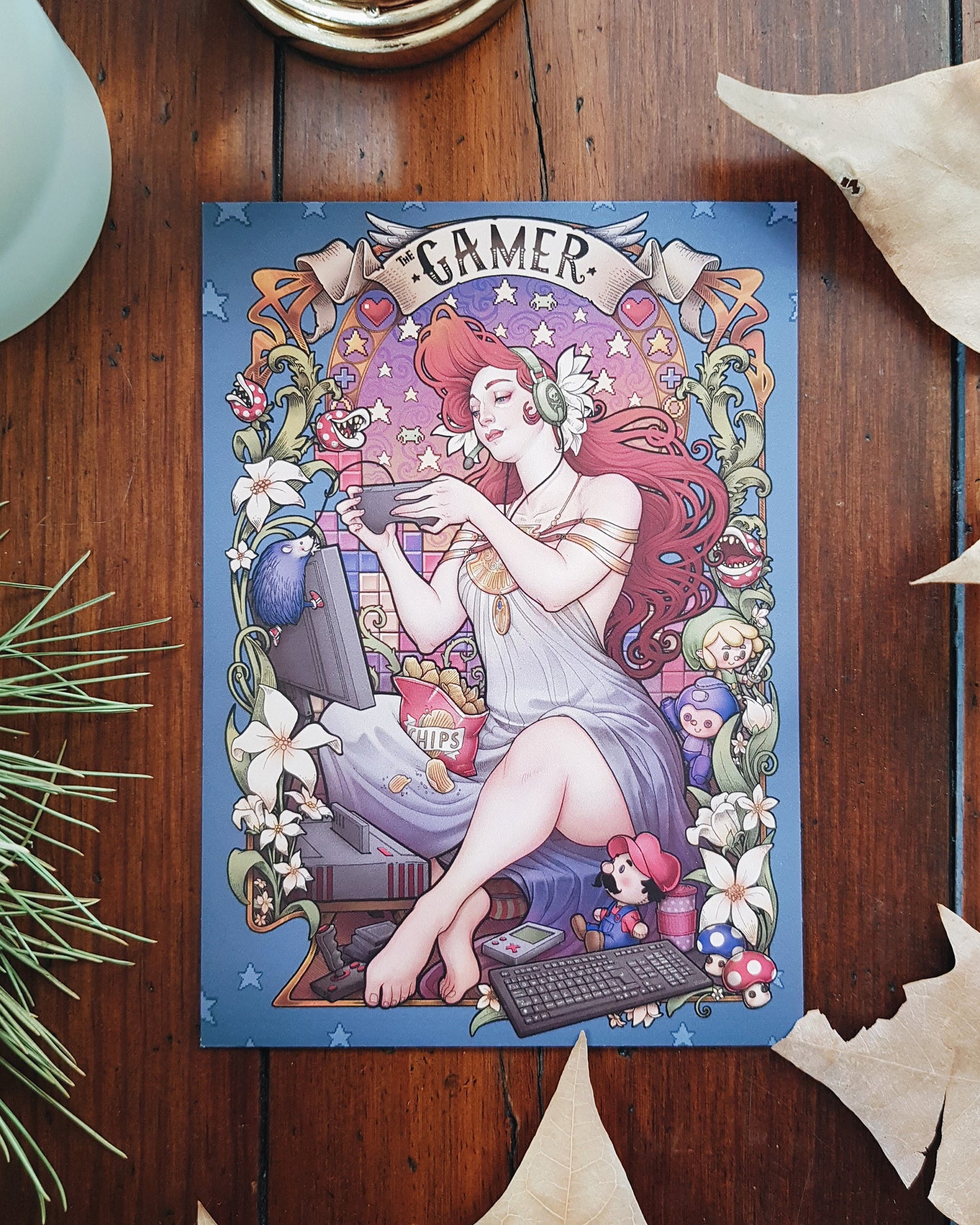 postcards art nouveau, witch, skull, mermaid, cheshire cat, wonderland, folk witch, iberian hecate, gamer nouveau, cosmic lover, sun and moon, stars, bohemian, wanderlust, boho