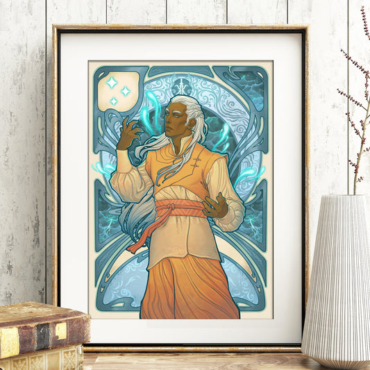 OFFICIAL COSMERE "HONOR" SHARDS of the CREATION ART PRINT DinA4 - 8x11'' - Art by Medusa Dollmaker Art Nouveau