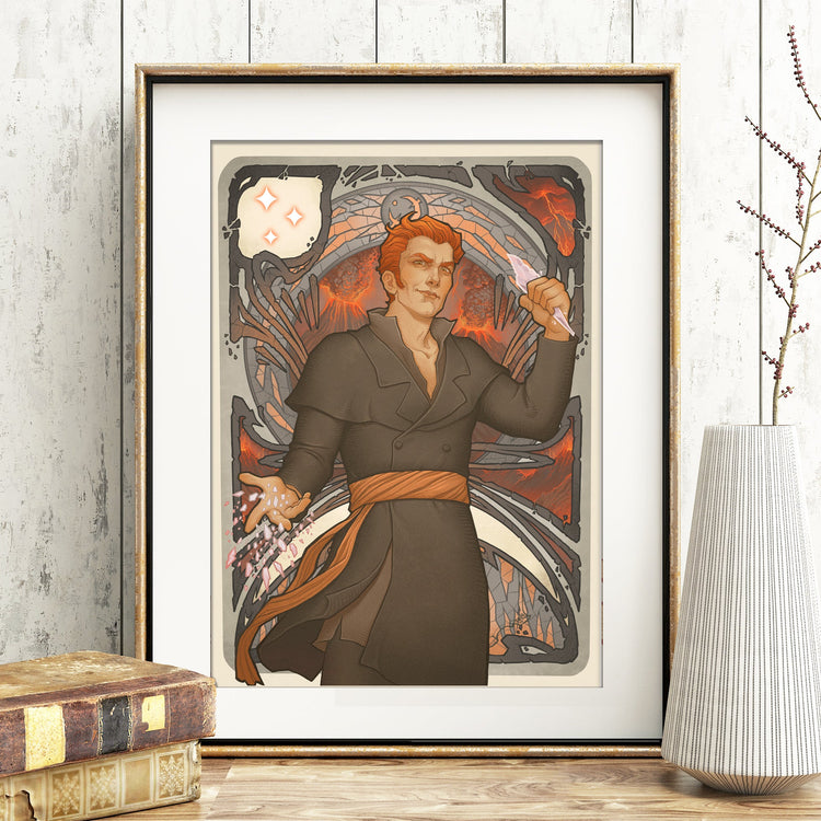 OFFICIAL COSMERE "RUIN" SHARDS of the CREATION ART PRINT DinA4 - 8x11'' - Art by Medusa Dollmaker Art Nouveau