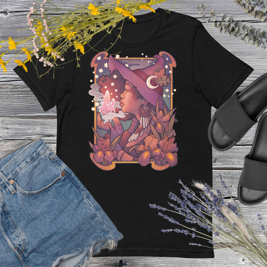 CRYSTAL WITCH Cotton Unisex t-shirt