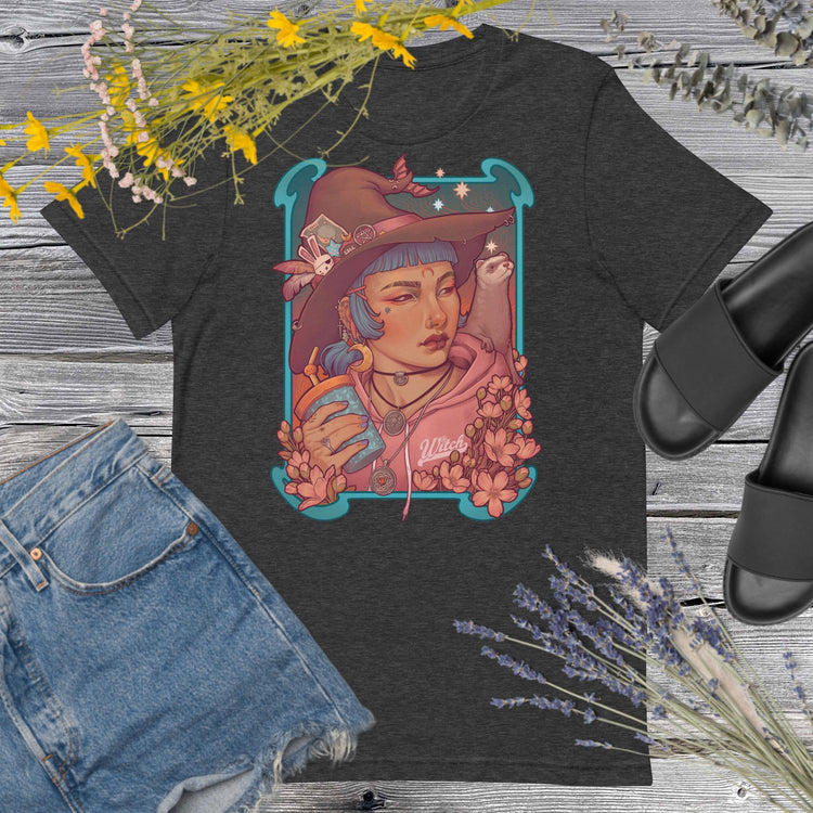 KAWAII WITCH UNISEX  Unisex T-shirt - PRINT ON DEMAND